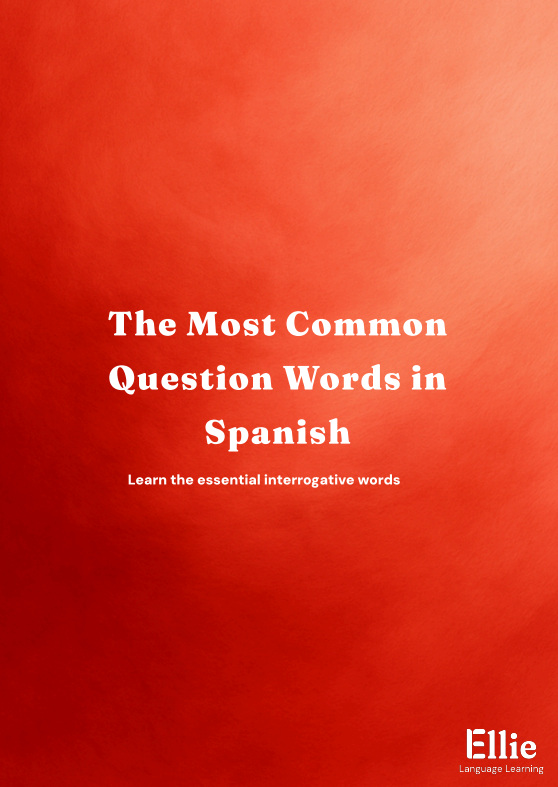 The Most Common Question Words in Spanish preview