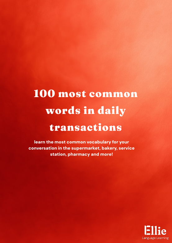 100 most common words in daily transactions preview