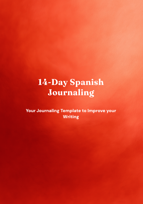 14-Day Spanish Journaling Template preview