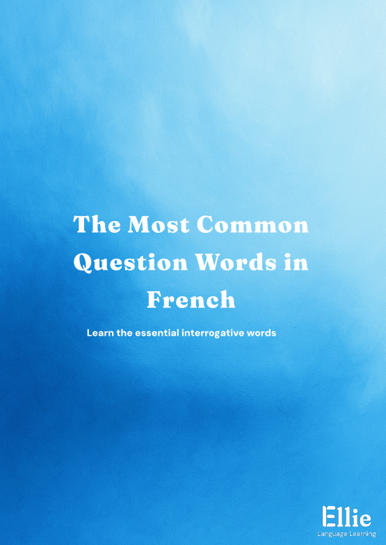 The Most Common Question Words in French preview