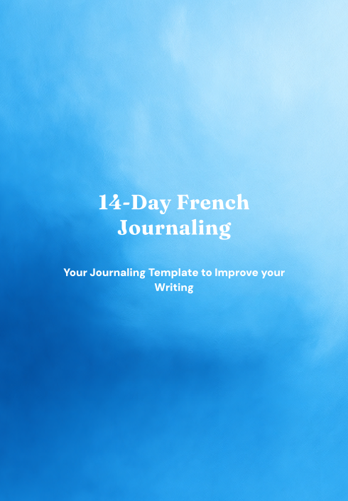 14-Day French Journaling Template preview