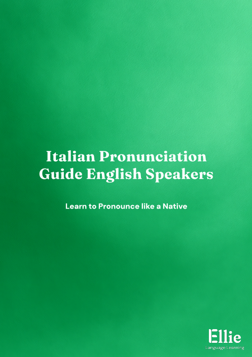 Italian pronunciation guide for English speakers preview