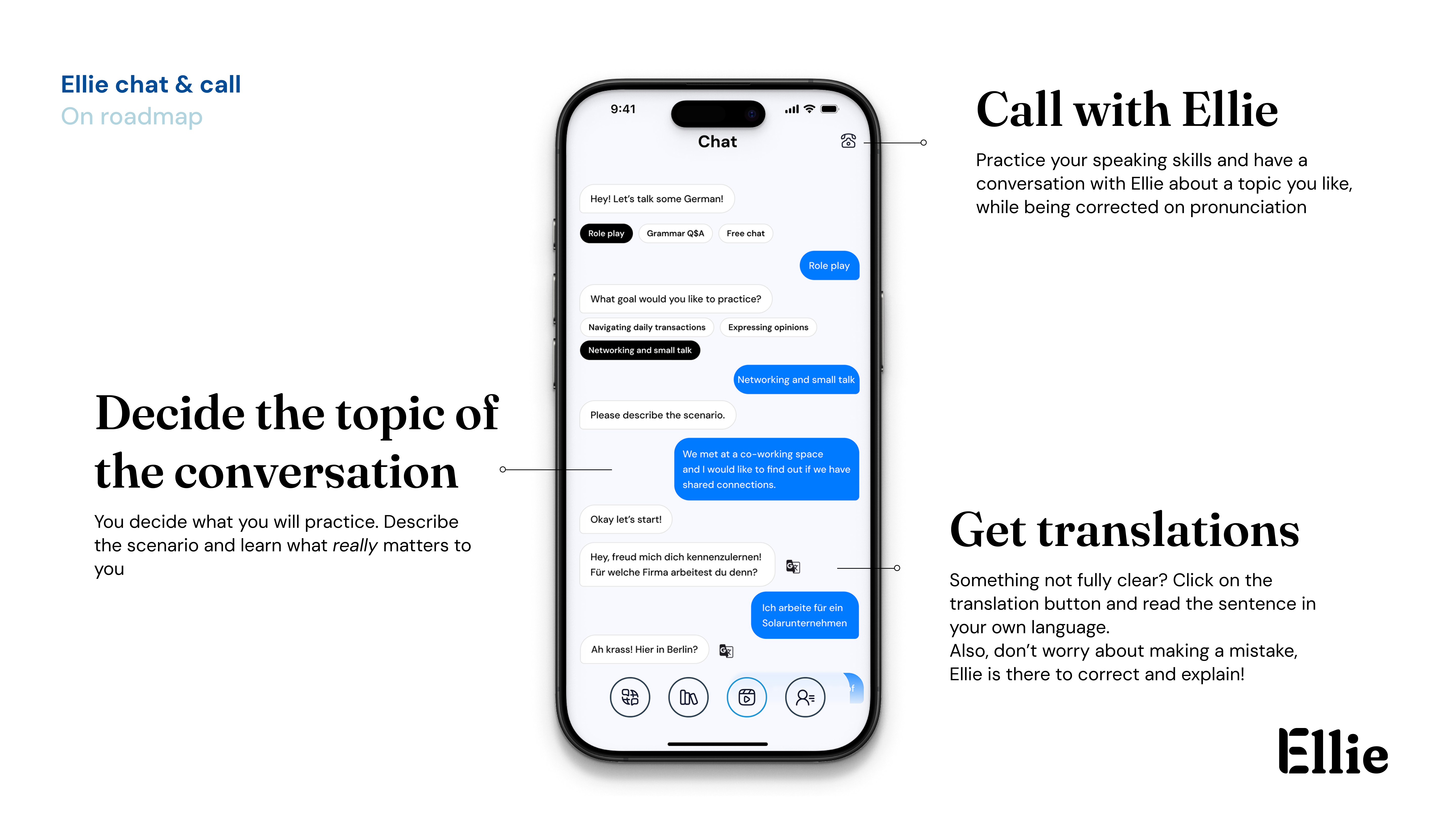 Call with Ellie - Practice Speaking